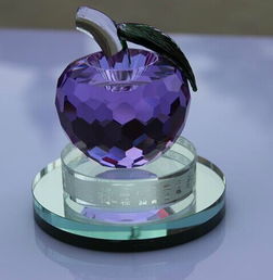 汽車水晶擺放裝飾用品 k9水晶蘋果 香水瓶圖片,汽車水晶擺放裝飾用品 k9水晶蘋果 香水瓶高清圖片 浦江縣晶透水晶工藝品店,