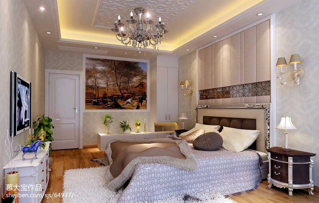 兒童房吊頂裝修燈效果圖 &ndash; 設(shè)計(jì)本裝修效果圖